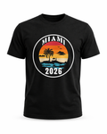 Miami 2026 T-Shirt | Dark Edition | Sleeping Forest