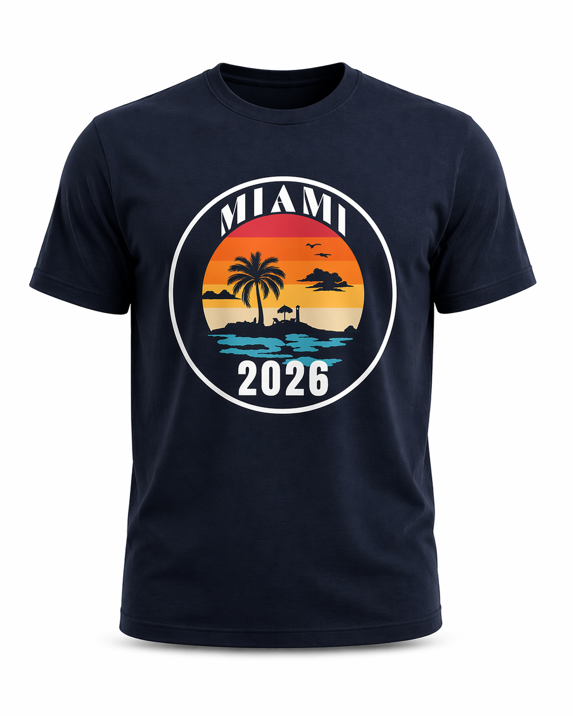 Miami 2026 T-Shirt | Dark Edition | Sleeping Forest