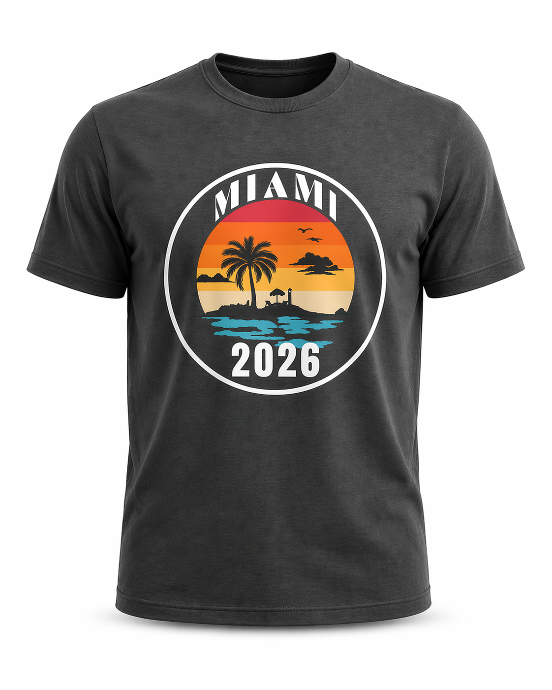 Miami 2026 T-Shirt | Dark Edition | Sleeping Forest
