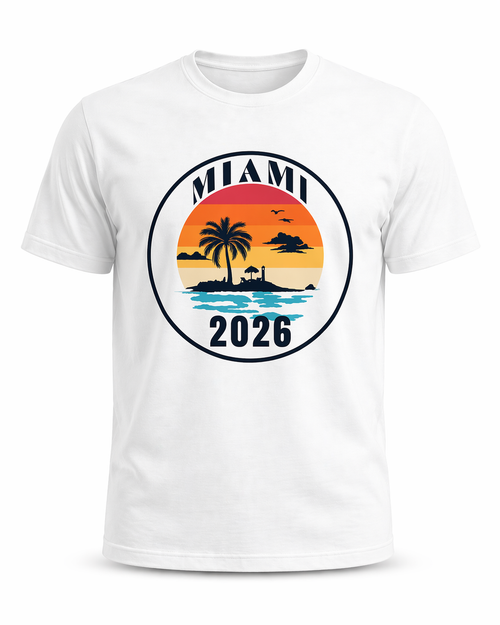Miami 2026 T-Shirt | Light Edition | Sleeping Forest