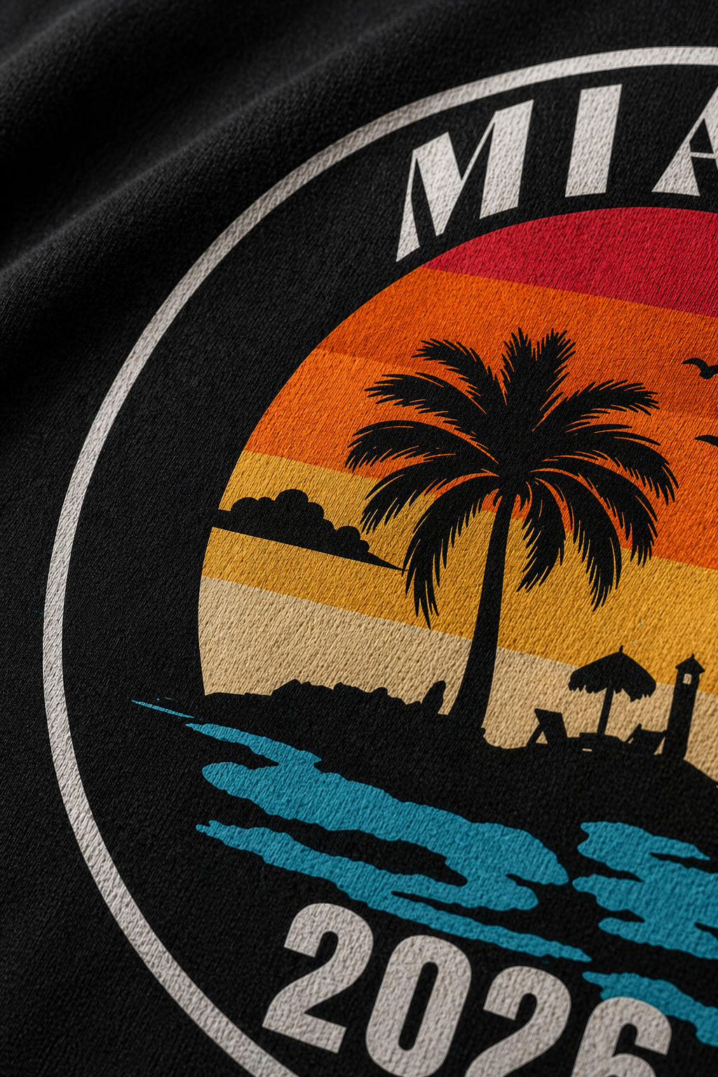 Miami 2026 T-Shirt | Dark Edition | Sleeping Forest